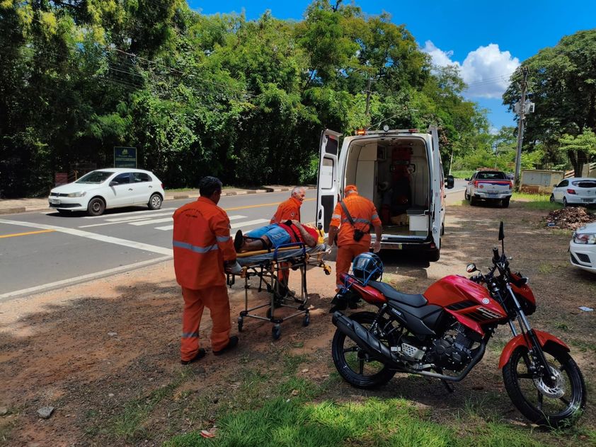 ​Acidente com duas motos na Nagib Chaib