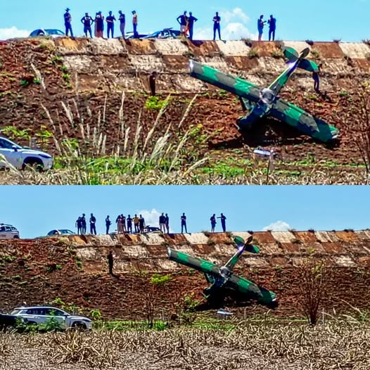 ​Avião cai no aeroporto de Mogi Mirim.