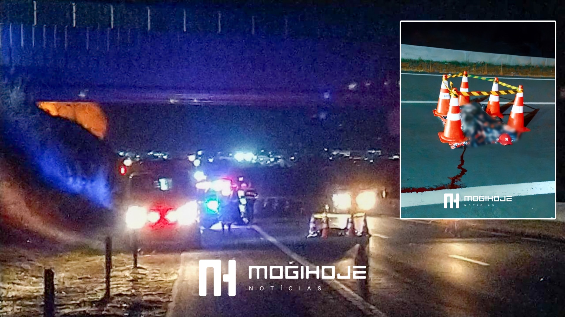 Atropelamento fatal no Anel Viário Jamil Bacar em Mogi Mirim