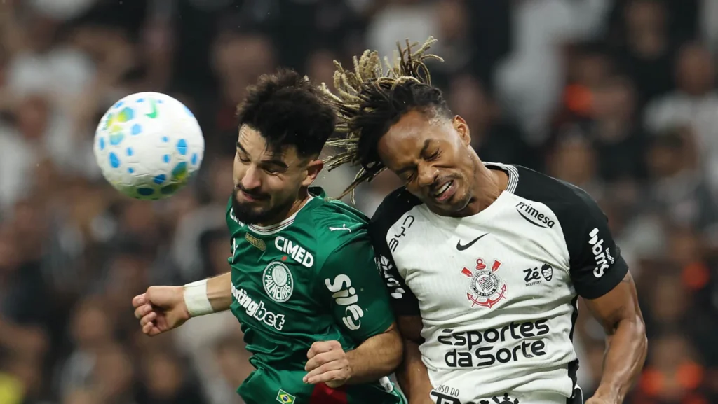 ​Corinthians e Palmeiras empatam sem gols.