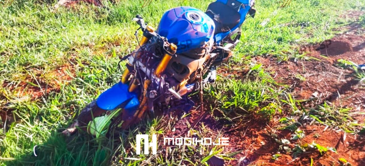 Motociclista morre após choque contra cerca na Rodovia SP-147, em Mogi Mirim
